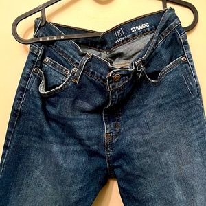 George jeans straight. Worn